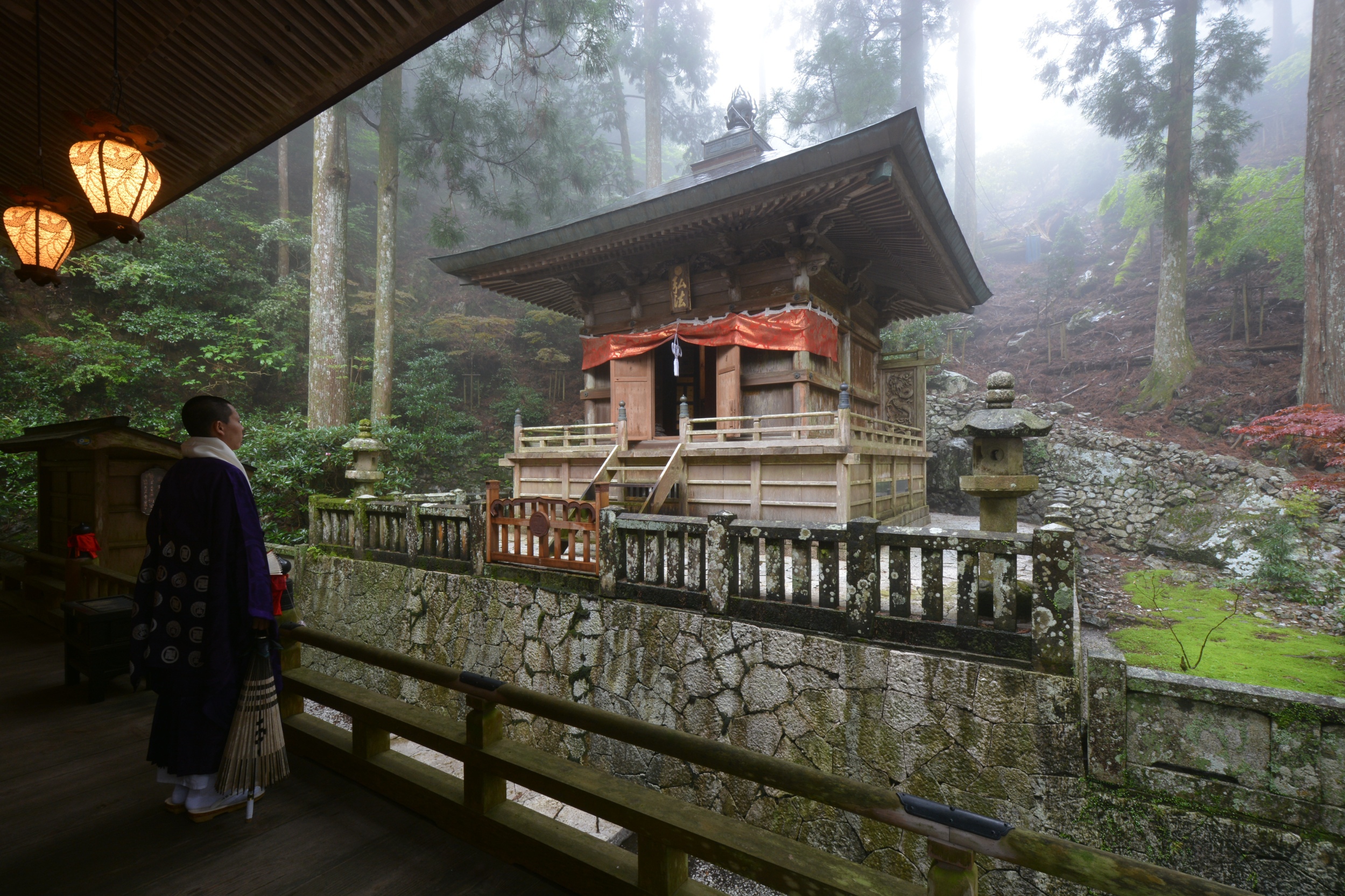 境内の風景